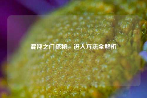 混沌之门探秘，进入方法全解析
